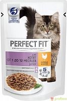 Изображение Perfect fit пауч 75г Курица в соусе для котят  от магазина Profzoo