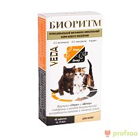 Изображение БИОРИТМ витаминно-минеральный корм для котят 24г VEDA  от магазина Profzoo