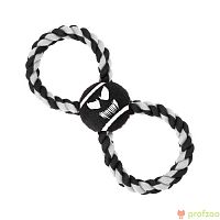 Изображение Игрушка Buckle-Down "Веном" черный мячик на веревке от магазина Profzoo