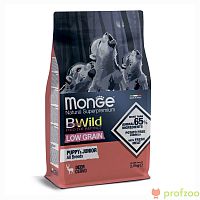 Изображение Monge Dog BWild LG Puppy & Junior Мясо оленя для щенков всех пород 2,5кг от магазина Profzoo