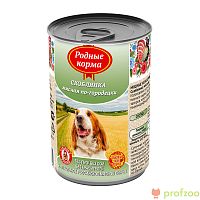 Изображение Родные корма консервы 410г Скоблянка мясная по-городецки для собак от магазина Profzoo