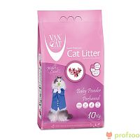 Изображение VAN CAT Baby Powder 10кг комкующийся без пыли с ароматом детской присыпки  от магазина Profzoo