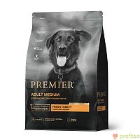 Изображение Premier Dog Adult Medium Свежее мясо индейки для собак средних пород 3кг от магазина Profzoo