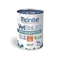 Изображение Monge Dog VetSolution Диета консервы Hypo Monoprotein Утка для собак 400г от магазина Profzoo
