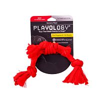 Изображение Playology игр. Сенсорный канат Puppy Sensory Rope с ароматом говядины красный для щенков от магазина Profzoo