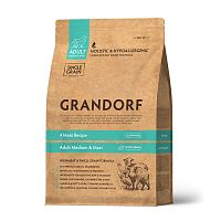 Изображение Grandorf Dog Medium & Maxi 4 Мяса с рисом и пробиотиками для средних и крупных пород 3кг от магазина Profzoo