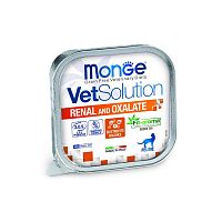 Изображение Monge Cat VetSolution Диета консервы Ренал и Оксалат для кошек 100г от магазина Profzoo