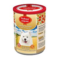Изображение Родные корма консервы 970г Куриные кусочки в соусе по-курски для собак от магазина Profzoo