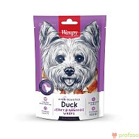 Изображение Wanpy Dog 100г Кости из сыромят.кожи с утиным мясом от магазина Profzoo