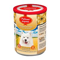 Изображение Родные корма консервы 970г Говяжьи кусочки в соусе по-хански для собак от магазина Profzoo