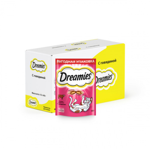 Изображение Dreamies Говядина 140г для кошек от магазина Profzoo фото 4