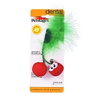 Изображение Petstages игрушка Dental Вишни с кошачьей мятой 7см для кошек от магазина Profzoo