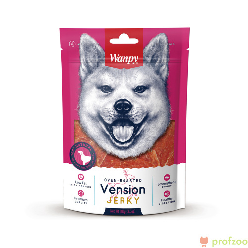 Изображение Wanpy Dog 100г Филе из оленины от магазина Profzoo