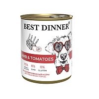 Изображение Best Dinner консервы 850г Ягненок с томатами для щенков и собак от магазина Profzoo