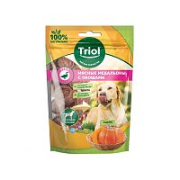 Изображение Мясные медальоны из утки с тыквой для собак 70г Triol от магазина Profzoo