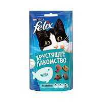 Изображение Феликс 60г Хруст.лакомство Рыба для кошек от магазина Profzoo