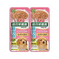 Изображение INABA ТВИНС пауч 2х40г Курица и Куриная печень для щенков от магазина Profzoo