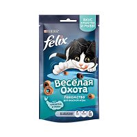 Изображение Феликс 50г Весёлая охота Креветки+Рыба для кошек от магазина Profzoo