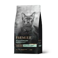 Изображение Premier Cat Свежее мясо ягненка с индейкой для стерилизованных кошек 400г от магазина Profzoo