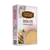 Изображение Дер.лак. Крем-суп с филейной курицей для кошек 4х35г от магазина Profzoo
