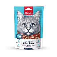 Изображение Wanpy Cat "Суши" из курицы с треской для кошек 80г  от магазина Profzoo