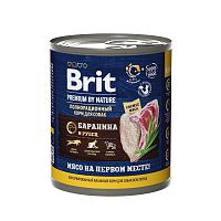 Изображение Brit Premium консервы 850г Баранина и Рубец для собак всех пород от магазина Profzoo