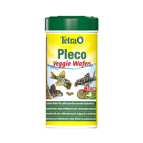 Тетра Pleco VeggieWafers 250мл (пластинки)