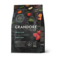 Изображение Grandorf Fresh Dog Adult Mini Свежее мясо ягненка с бататом для собак мелких пород 1кг от магазина Profzoo
