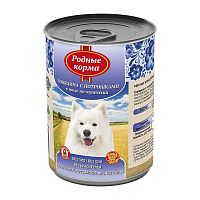 Изображение Родные корма консервы 970г Говядина с потрошками в желе по-купечески для собак от магазина Profzoo