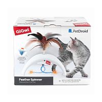 Изображение GiGwi игр. PetDroid Интерактивная игрушка Фезер Спиннер для кошек от магазина Profzoo