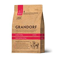 Изображение Grandorf Dog Medium & Maxi Ягненок и Индейка для средних и крупных пород 3кг от магазина Profzoo