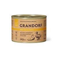 Изображение Grandorf Dog консервы Паштет из утки с грушей и черникой для собак 200г от магазина Profzoo