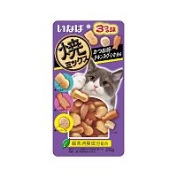 Изображение INABA ЯКИМИКСУ со вкусом кацуобуси,куриного бульона и кальмара для кошек 25г от магазина Profzoo