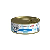 Изображение Best Dinner консервы Renal Индейка с рисом паштет для кошек 100г от магазина Profzoo