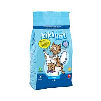 Изображение Бентонитовый комкующийся супер-белый 10л KikiKat от магазина Profzoo