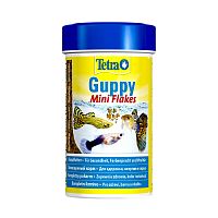 Тетра Guppy Mini 12г (мини хлопья) корм для живородящих рыб