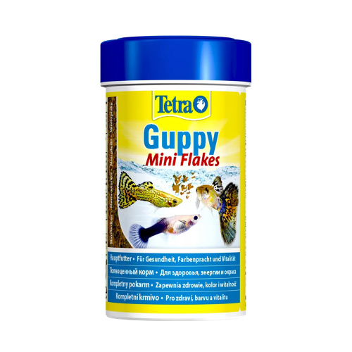 Тетра Guppy Мини хлопья 100мл