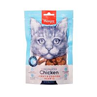 Изображение Wanpy Cat "Сердечки" из курицы с треской для кошек 80г  от магазина Profzoo