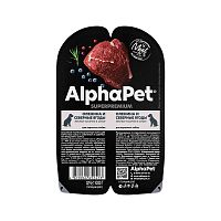 Изображение AlphaPet Superpremium консервы 100г Оленина и северные ягоды для собак от магазина Profzoo
