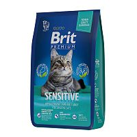 Изображение Brit Premium Cat Sensitive Ягненок и Индейка для кошек с чувств.пищ 400г от магазина Profzoo