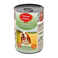 Изображение Родные корма консервы 410г Скоблянка мясная по-городецки для собак от магазина Profzoo