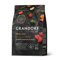 Изображение Grandorf Fresh Dog Junior Med&Maxi Свежее мясо ягненка с бататом для юниоров сред.и крупн.пород 1кг от магазина Profzoo