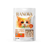 Изображение Лакомство RANOVA сублимированное Утка для кошек 50г от магазина Profzoo