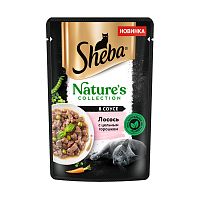 Изображение Шеба Nature's Collection пауч 75г Лосось с цельным горошком и морковью в соусе от магазина Profzoo