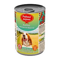 Изображение Родные корма консервы 410г Жареха мясная по-двински для собак от магазина Profzoo