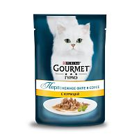 Изображение Гурмэ Перл пауч 75г Нежное филе Курица в соусе от магазина Profzoo