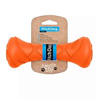 Изображение PitchDog игр. Игровая гантель для апортировки 19см d 7см оранжевая от магазина Profzoo