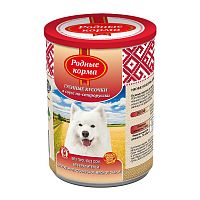 Изображение Родные корма консервы 970г Гусиные кусочки в соусе по-старорусси для собак от магазина Profzoo