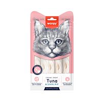Изображение Wanpy Cat "Нежное пюре" из тунца и креветками для кошек 14г 1шт от магазина Profzoo