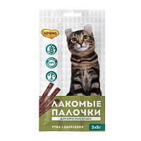 Изображение Лакомые палочки Мнямс 5г Утка+цыпленок для кошек 1х3шт от магазина Profzoo